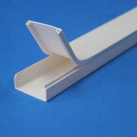 Goulotte de câblage en PVC ignifuge 16x16 20x10 25x16 25x25 39x19 40x25 50x25 75x75 Solide