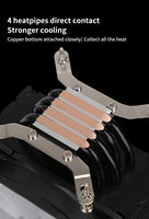 Refroidisseur de processeur SAMA pour ordinateur, ventilateur de refroidissement par air pour boîtier de jeu, dissipateur thermique pour processeur, refroidissement par air