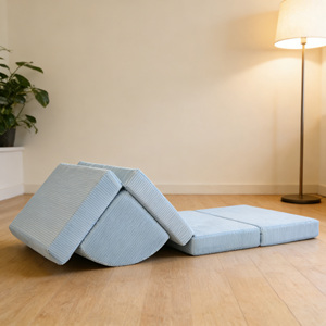 Alfombra de Juego Multifuncional para Bebés y Niños, Plegable, Portátil, de Felpa Suave, Anti-Caídas, con Cojín de Seguridad, No Tóxica, de Fábrica - Product Image 1