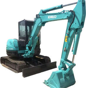 Miniexcavadora Kobelco SK55SR de 5.5T, Tecnología Japonesa Original, Bien Mantenida con Pocas Horas, Componentes Centrales de Transmisión, Disponible en China - Product Image 1
