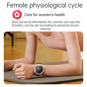 Montre connectée ECG CES Scientific Sleep Aid BT Call, mesure de la pression artérielle, <span class=keywords><strong>SOS</strong></span>, suivi sportif et santé, IP67, écran AMOLED 5.2 pouces, unisexe - Product Image 4