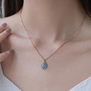 Collar de Joyería de Acero Inoxidable Chapado en Oro para Mujer, Sin Deslustre, Venta al por Mayor, Moda 2024 - Product Image 3