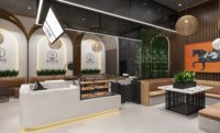 Idées d'aménagement 3d Design Cafe Bar pour Coffee Shop Interior Design Comptoir et Restaurant Lounge Seating Cafe Counter