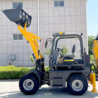 Escavatore Caricatore KUUGAO Usato in Vendita, Attrezzatura Agricola e da Costruzione, Motore Diesel 4WD, Pompa ad Alta Potenza, Mini Escavatore per Fattoria