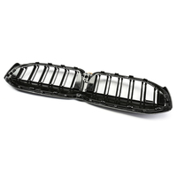 Calandre avant en fibre de carbone à double lamelles G20 pour BMW Série 3 2020- Remplacement direct des grilles de calandre 325 330 340i