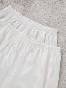 Factory Wholesale Satin Smooth Three Piece Pajama Set Solid Color Lapel Comfortable <strong>Men's</strong> Pajamas - Product Image 3