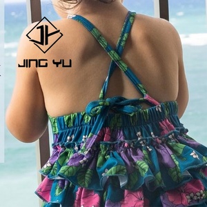 Manufacturer Design Toddler Swimwear Recycled Polyester Kids Swimwear Custom Printed One Piece Swimsuit Girls - Product Image 3