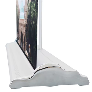 Estante de exhibición portátil de impresión digital Soporte de pancarta enrollable de aluminio tipo lágrima de lujo con material de PVC - Product Image 2