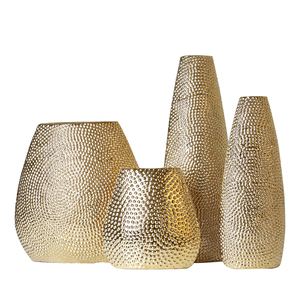 <span class=keywords><strong>Venta</strong></span> al por mayor florero decorativo de cerámica de lujo pintado en oro para el hogar - Product Image 6
