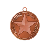 Usine En Gros Personnalisé Médaille D'or Ruban UV Imprimé PLAQUE Argent Or Placage Signification Spéciale Souvenir pour Trophées