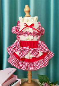 <strong>Graceful</strong> Bowknot <strong>Pet</strong> Party Dress Dog Cat Princess Dress Clothes - Product Image 4