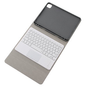 Étui clavier pour iPad Pro 11 <span class=keywords><strong>pouces</strong></span> 2024 <span class=keywords><strong>housse</strong></span> <span class=keywords><strong>de</strong></span> <span class=keywords><strong>tablette</strong></span> avec clavier <span class=keywords><strong>tactile</strong></span> coque <span class=keywords><strong>de</strong></span> protection souple en TPU - Product Image 2