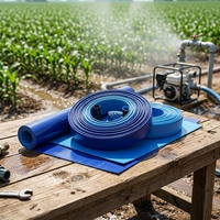 Tuyau d'irrigation épaissi résistant à la pression pour l'ingénierie agricole et l'arrosage des champs Tuyau d'eau en PVC haute pression