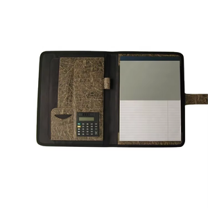 <span class=keywords><strong>B4</strong></span>-Größe Schreibmappe PU-Leder Design Multifunktionales Notizbuch mit Schreibunterlage Ordner PVC-Leder Einband Dokumentenmappe - Product Image 4