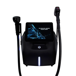 Dispositivo de depilación láser de diodo 2 en 1 de 808nm con 4 tamaños de punta intercambiables para rostro, brazos y espalda, portátil para uso doméstico. - Product Image 3