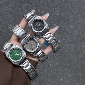 X-GEQCK H001 Nuevo <span class=keywords><strong>Reloj</strong></span> <span class=keywords><strong>de</strong></span> <span class=keywords><strong>Mujer</strong></span> <span class=keywords><strong>de</strong></span> Cuarzo Multicolor con Esfera Cuadrada, Moderno, Impermeable, <span class=keywords><strong>de</strong></span> Acero Inoxidable, Montres Pour Femmes - Product Image 3