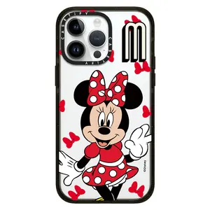 Girl heart cute cartoon anime collection back transparent phone case for iphones 15 pro max