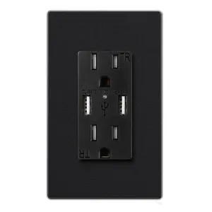 Keygma-Adaptador de viaje universal de carga con 2 puertos usb, enchufe de 13 amperios con usb