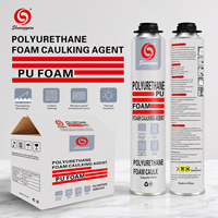 Mousse expansive monocomposant en polyuréthane haute densité, imperméable, insonorisante, facile à appliquer, pour l'isolation des bâtiments et l'emballage