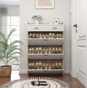 <span class=keywords><strong>Scarpiera</strong></span> in legno Color caraffa con 3 porte 2 cassetti <span class=keywords><strong>scarpiera</strong></span> con forma grande spazio per <span class=keywords><strong>cassettiera</strong></span> 5 o più cassetti - Product Image 4