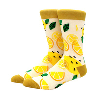 Chaussettes de skate amusantes et colorées pour hommes, en coton peigné, chaussettes en gros, chaussettes cool hip-hop pour hommes