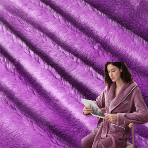 सुंदर बैंगनी रंग का रंग नरम टेला शेर्पा के लिए कपड़े - Product Image 1