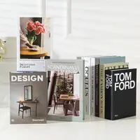 आधुनिक सिमुलेशन फैशन हार्डकवर किताब थोक के लिए पुस्तक के आकार का बॉक्स सस्ते उच्च गुणवत्ता सजावट पुस्तक दुकान