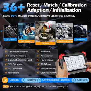 כלי אבחון רכב חדש D7 לכל המערכות, קורא קודי תקלות, מתכנת מפתחות, סורק <span class=keywords><strong>OBD2</strong></span>, Odb2 PK MK808 CRP909E - Product Image 3