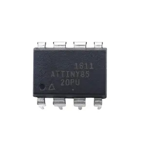 Attiny85-20 8-pdip In stock Microcontroller Attiny85-20 Ic 8bit 20mhz 8kb 4k X 16 Flash Attiny85-20pu Attiny85
