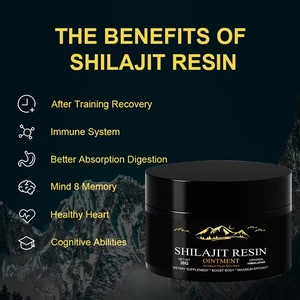 OEM Private Label 30g Xilizhi Resin Cream for Adults - Premium Shilajit Resin <strong>Ointment</strong> Rich in Fulvic Acid - Product Image 3