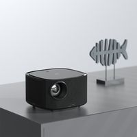 Proyector de Video Multimedia YG491 Full HD 4K con Enfoque Automático Keystone, 450 Lúmenes Ansi, Proyector de Video Inteligente Android 4k 1080p