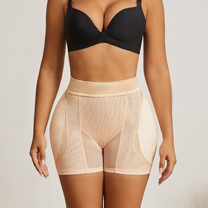 Shorty sculptant rembourré pour <span class=keywords><strong>femme</strong></span>, rehausseur de fesses et de hanches, effet ventre plat, sous-vêtement, corset amincissant - Product Image 6