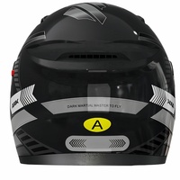 Casque de moto ouvert de haute qualité en ABS avec double visière et lentille intérieure réglable anti-buée confortable