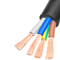 Elektrische Kabel RVV/RVVP 99,9% Reines Kupfer Isoliertes Flexibles PVC-Mantel Kabel für Bauzwecke 3*2,5mm 0,6/1KV 100m