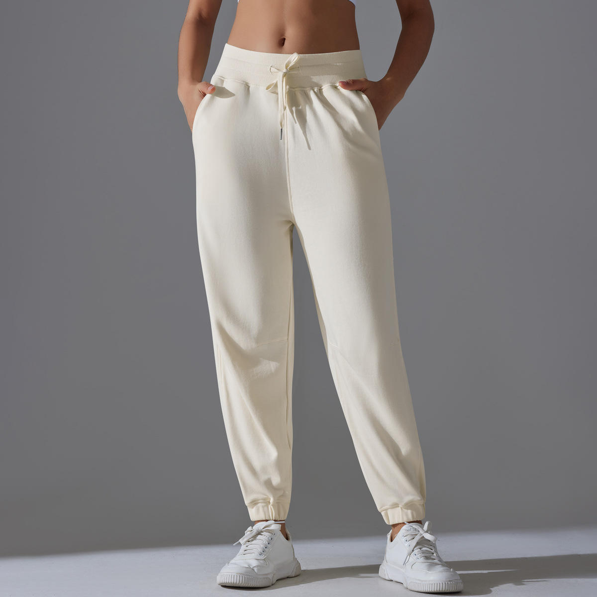 7048กางเกงขายาว-ดำ