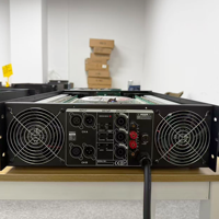 Amplificateur de puissance professionnel à double canal de classe H 2000W, transformateur toroïdal à courant élevé, adapté pour une utilisation sur scène et en KTV.
