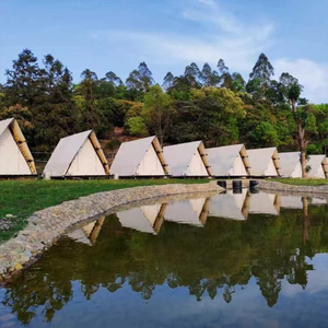 Tente de glamping de petite taille pour hôtel de luxe de haute qualité pour le <span class=keywords><strong>camping</strong></span> de villégiature pour le tourisme et les aventures - Product Image 6