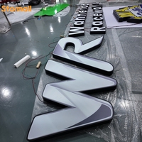 Letrero Luminoso LED 3D Personalizado para Concesionarios de Autos, Tiendas Minoristas, Oficinas, Publicidad Exterior, Acrílico Resistente al Agua, Intermitente