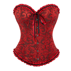Dames Body Shapewear Tailletraining Corsets Steampunk Victoriaans Halloween Kostuum <span class=keywords><strong>Corset</strong></span> Bustier Top - Product Image 3