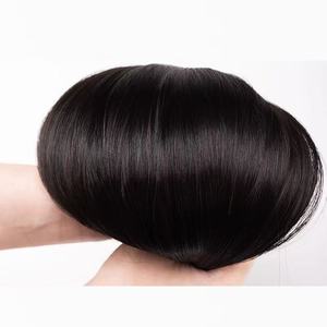Hand Tied Weft Human Hair Bulk Extension Custom Virgin Bone Straight Remy Hair Bundles Wholesale <b>Wig</b> Hair - Product Image 3
