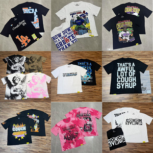 Nuova Collezione di Magliette Firmate con Stampa 'THAT'S AWFUL LOT OF COUGH SYRUP', <span class=keywords><strong>Abbigliamento</strong></span> di Marca, T-shirt in Puro Cotone 100% per Uomo - Product Image 3