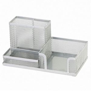 Organizador de Escritorio Metálico, Portaplumas de Oficina con Porta Notas de Malla - Product Image 4