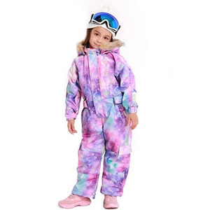 Kid's Baby One Piece Snowsuits <strong>Overalls</strong> Ski Suits Jackets Coats Jumpsuits Outdoor <strong>Winter</strong> Waterproof Snowboarding Children - Product Image 6