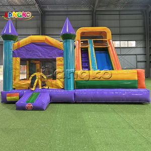 Château Gonflable Commercial <span class=keywords><strong>avec</strong></span> Toboggan et <span class=keywords><strong>Piscine</strong></span> - Product Image 5