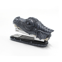 Agrafeuse manuelle légère en résine tête de dragon HG, format d'agrafes 24/6, capacité de 25 feuilles, accessoire de bureau, décoration intérieure