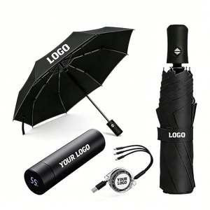 Parapluies pliants personnalisés avec logo de marque, promotionnels, bon marché, pour entreprises, OEM - Product Image 1