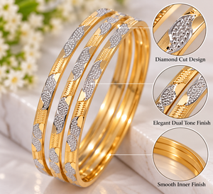 Bracelet en or 24 carats, 18,30 grammes, bracelet en or fantaisie fait main pour femmes, pour mariage, bijoux indiens traditionnels - Product Image 3