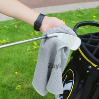 Custom Logo Golf Towels 16"X16" Durable Microfiber Waffle Pattern with Carabiner Clip Suitable for Men's Golf Gifts