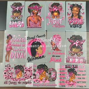 Pink Breast <span class=keywords><strong>Cancer</strong></span> DTF Transferencia <span class=keywords><strong>de</strong></span> calor Transferencia <span class=keywords><strong>de</strong></span> hierro en pegatinas <span class=keywords><strong>de</strong></span> transferencia <span class=keywords><strong>de</strong></span> calor Impresión <span class=keywords><strong>de</strong></span> transferencia para camiseta - Product Image 3