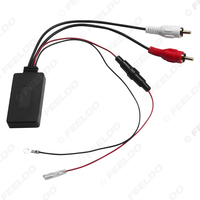 Adaptador Inalámbrico Aux-in para Motocicleta, Módulo Receptor de Audio y Radio para Modelos de Automóviles Universales, Cable Auxiliar